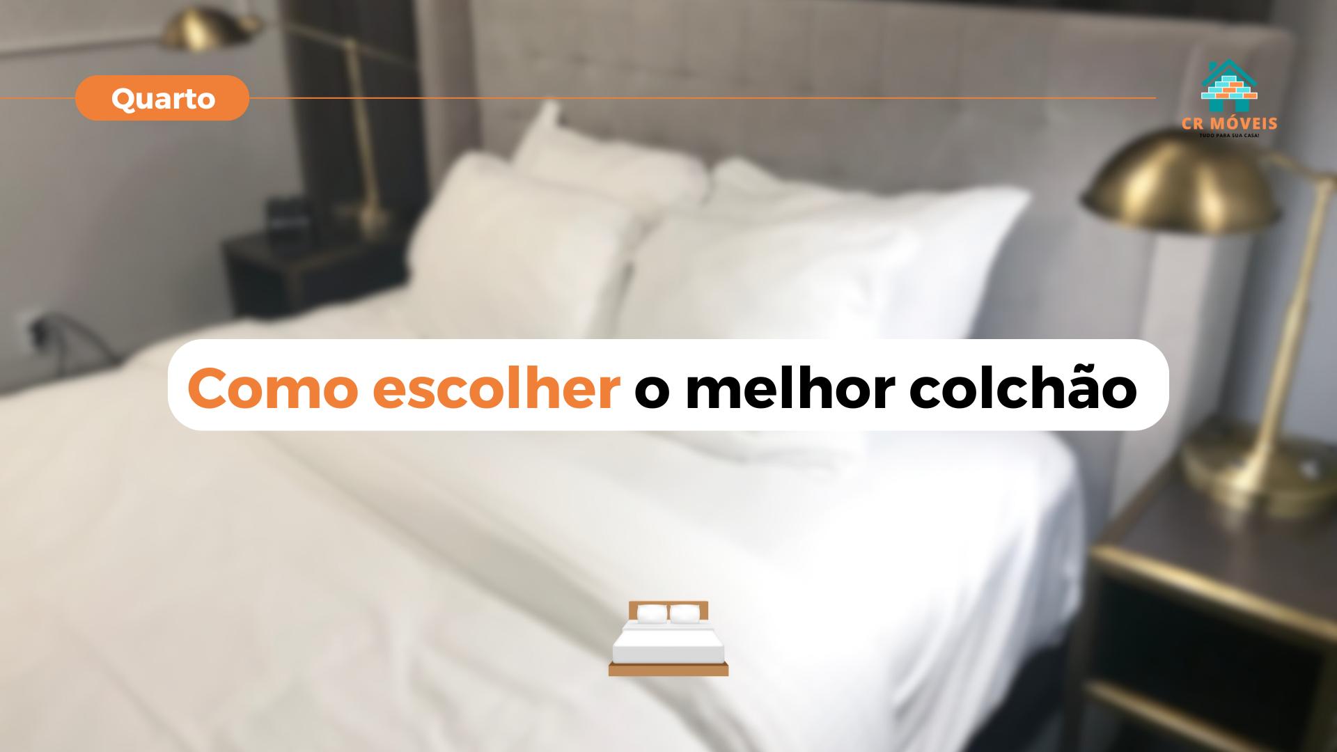 Os melhores colchões você encontra na CR Móveis