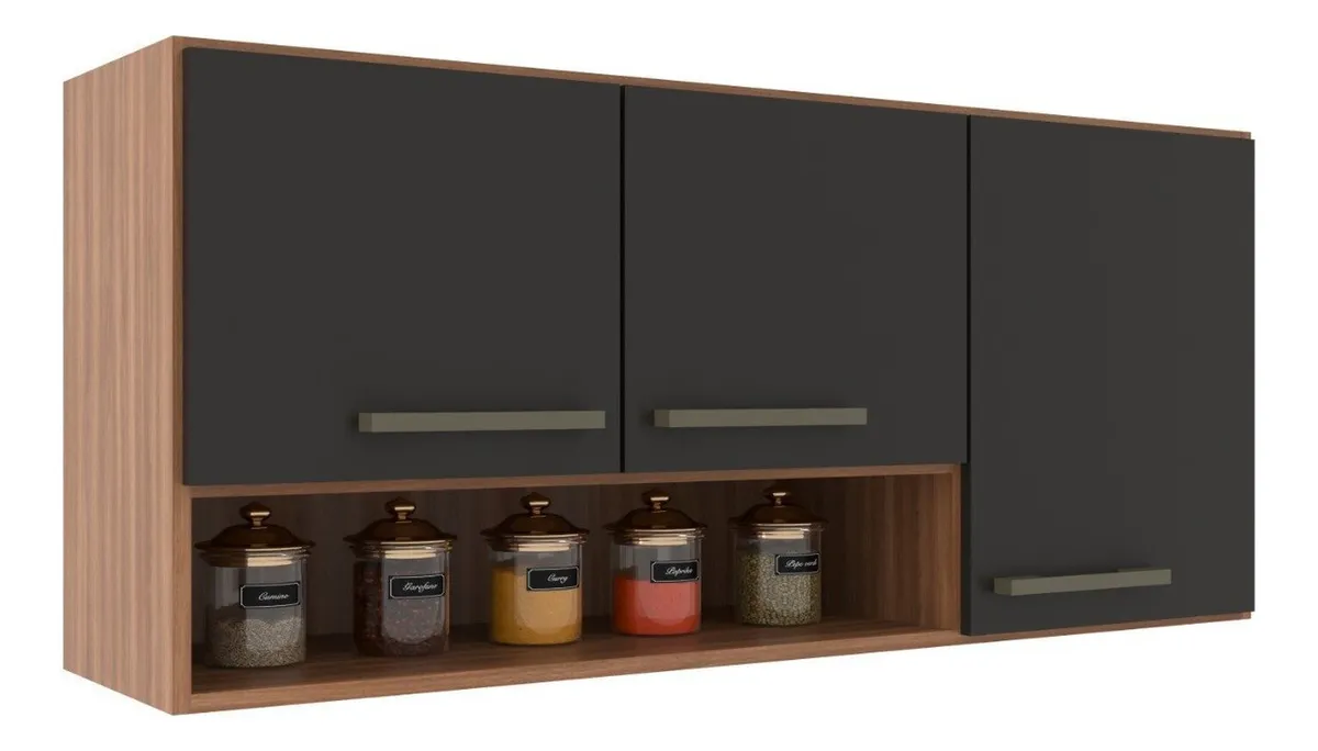 Aereo 3 portas grafite 01