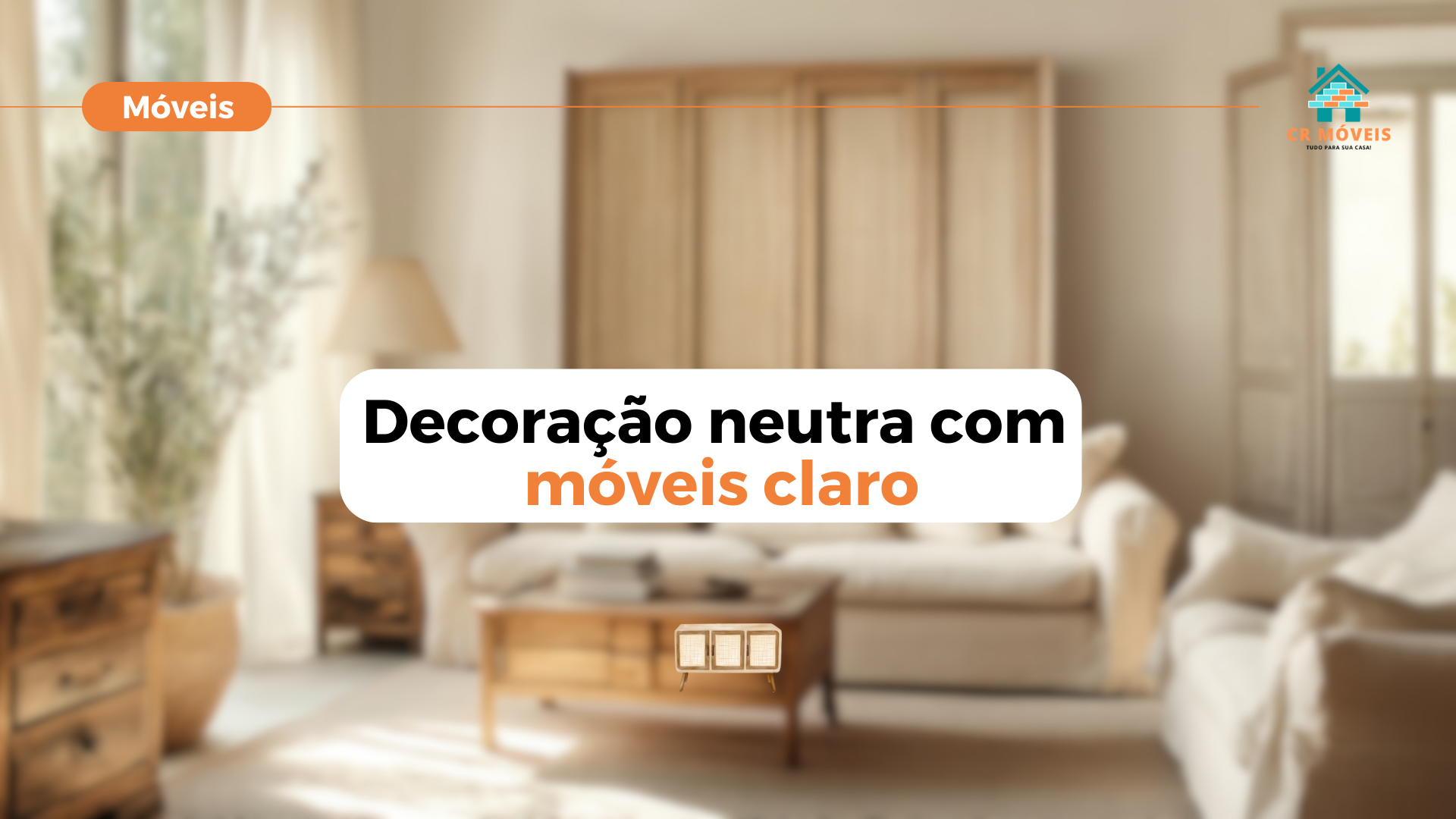 Invista em decoração neutra para a sua casa.